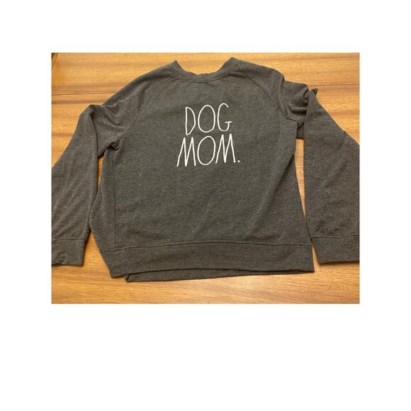 Rae Dunn‎ Dog Mom Cozy Lightweight Long Sleeve Round Neck Pullover Sweatshirt XS - Picture 1 of 5